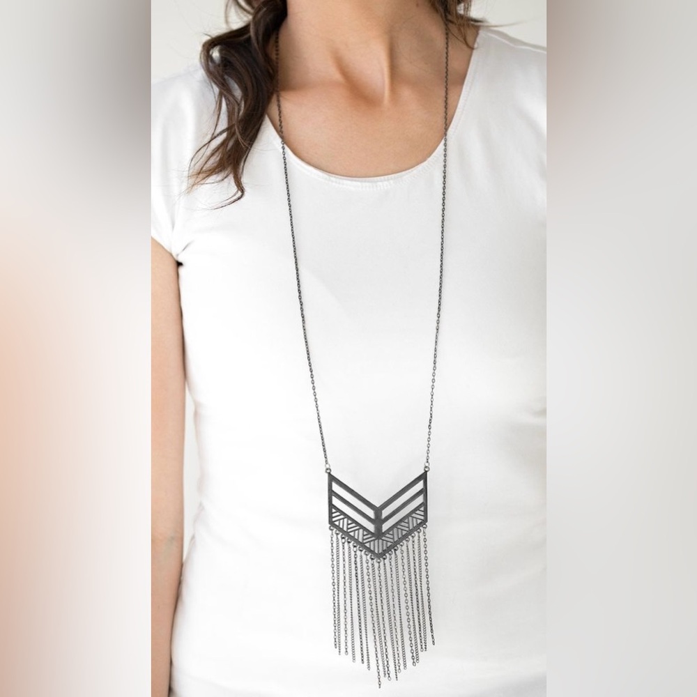 NWOT Alpha Attitude Necklace